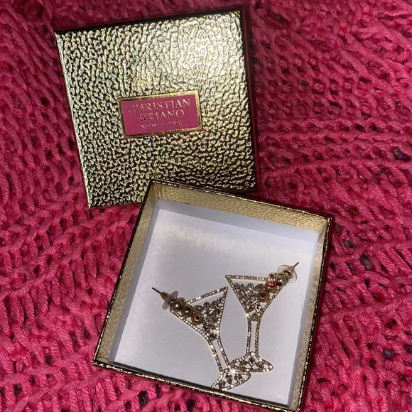 Christian Siriano Martini Earrings - Picture 2 of 4